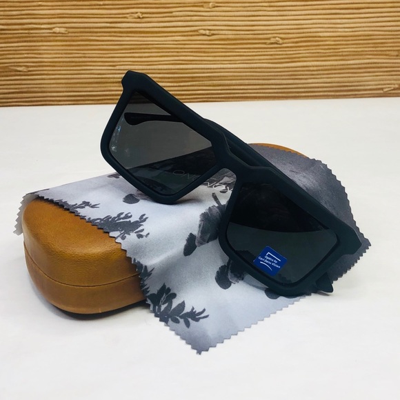 Benicio Black Rubber KOMONO Sunglasses 🕶 (NEW) - Picture 4 of 9